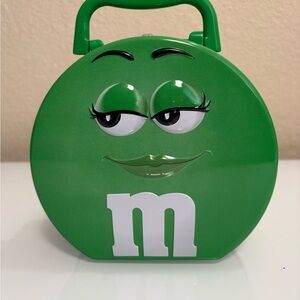 M&M'S Green Girl Tin Tote Box Lunchbox